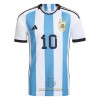 Maglia ufficiale Argentina Messi 10 Casa Mondiali 2022 per Uomo